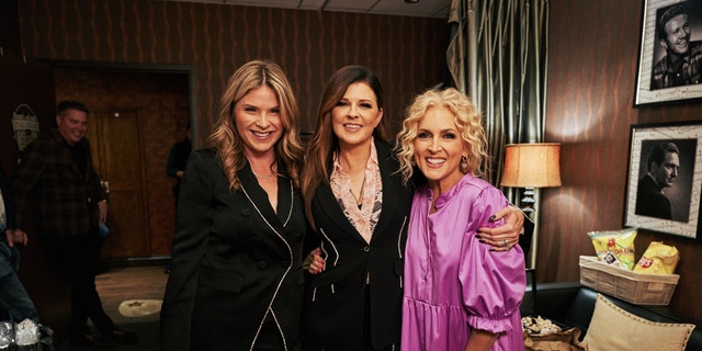 Jenna Bush Hager, pictured with Karen Fairchild and Kimberly Schlapman of Little Big Town, hosted the celebration of Loretta Lynn on CMT.