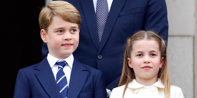 Prince George and Princess Charlotte at Platinum Jubilee