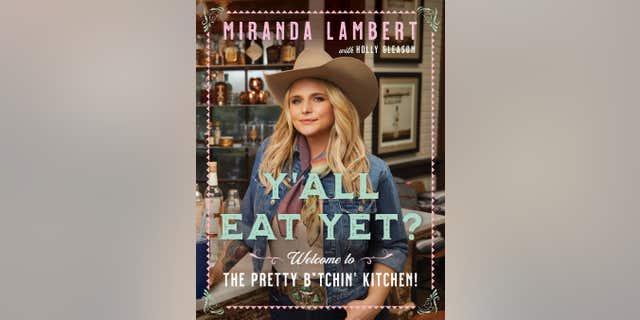 Miranda Lambert in a cowboy hat on the cover of her cookbook