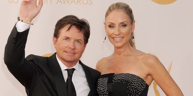 Michael J. Fox and wife Tracy Pollan