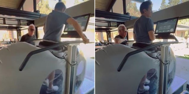 Jeremy Renner physical therapy includes treadmill