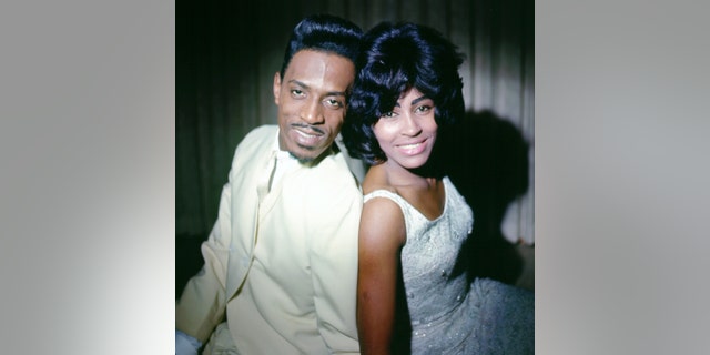 Ike and Tina Turner back to back in a circa 1963 photo