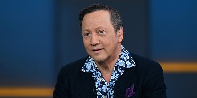 Rob Schneider wears floral print shirt on Fox and Friends
