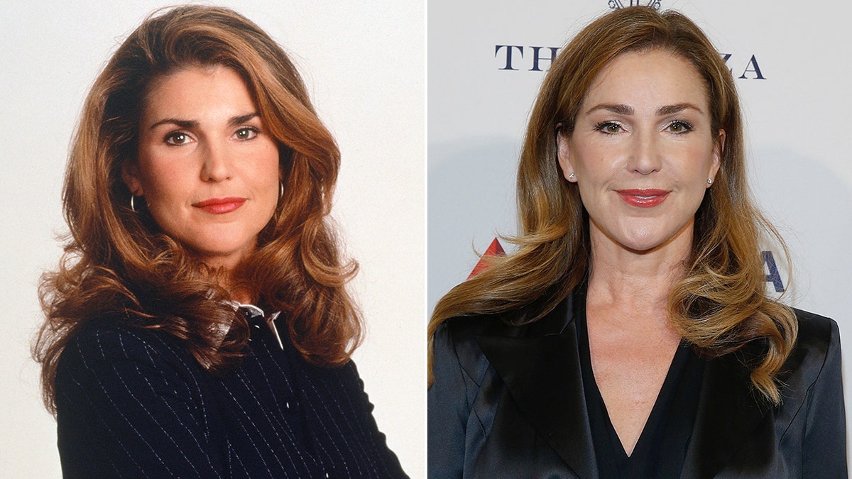 Peri Gilpin then and now split