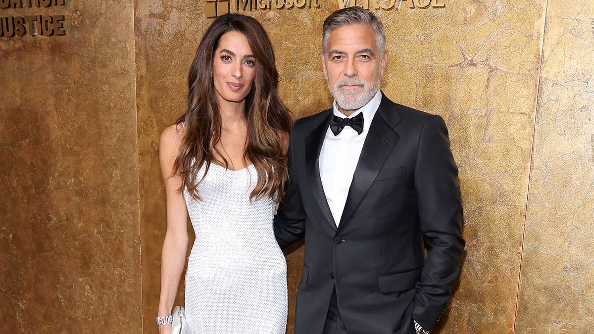 george clooney and wife amal at albie awards