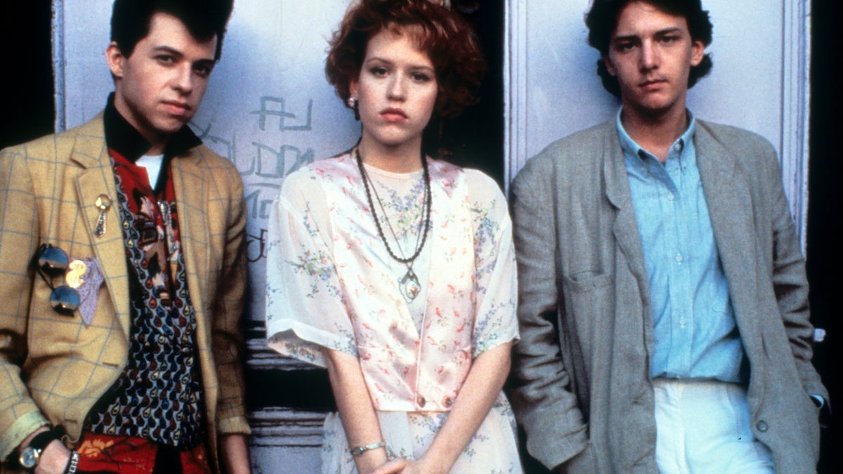 Jon Cryer And Molly Ringwald In 'Pretty In Pink'