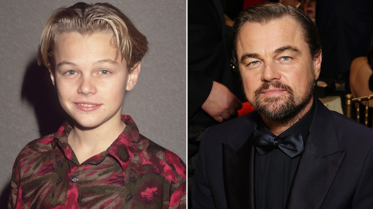 Leonardo DiCaprio then and now split