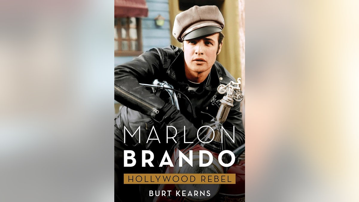 Book cover for Marlon Brando Hollywood Rebel