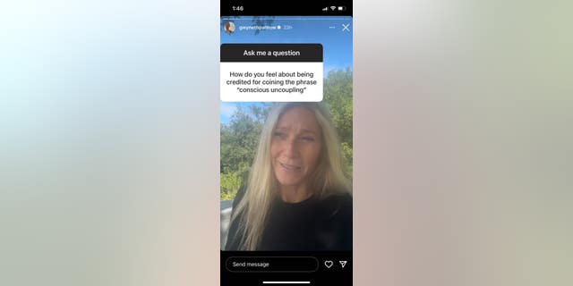 gwyneth paltrow answering fan question on instagram
