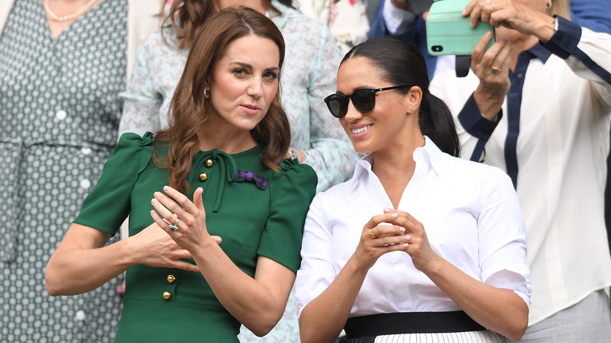 Kate Middleton and Meghan Markle in London for Wimbledon