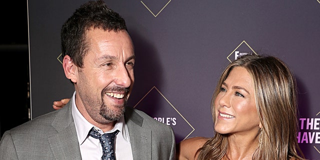 Sandler and Aniston have been in each other's lives for so long they work very well together on set.