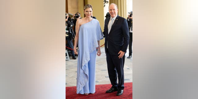  Prince Albert II of Monaco and Princess Charlene of Monaco attend the Coronation Reception 