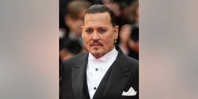 johnny depp on cannes red carpet at premiere