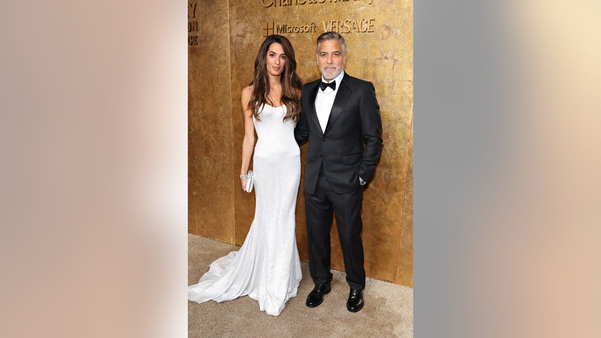 george clooney and amal at albies