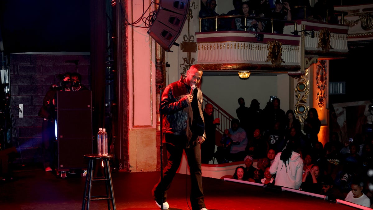 Marlon Wayans on stage