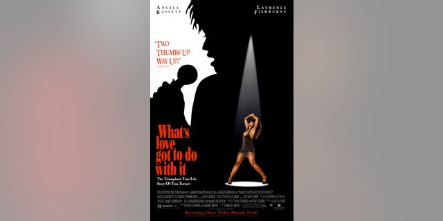 Movie poster for Tina Turner bio pic What's Love Got To Do With It?