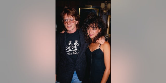 Michael J. Fox and Susannah Hoffs in 1986