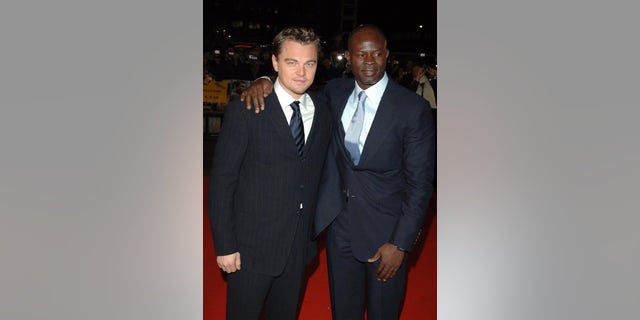 Leonardo DiCaprio and Djimon Hounsou starred in "Blood Diamond" together.