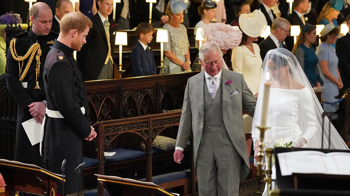 Prince Harry marries Meghan Markle with King Charles at Windsor Castle