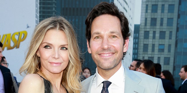 Michelle Pfeiffer and Paul Rudd at the premiere for "Ant-Man and the Wasp"