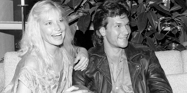 Lisa Niemi Swayze and Patrick Swayze sharing a laugh during happier times