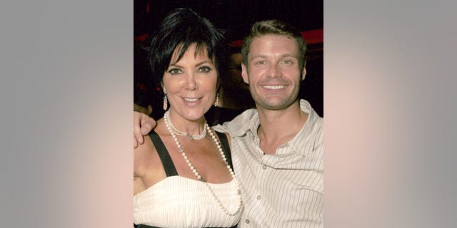 Kris Jenner and Ryan Seacrest at KUWTK premiere