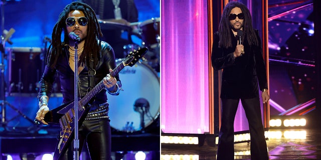 Lenny Kravitz performed "American Woman" at the iHeartRadio Music Awards.