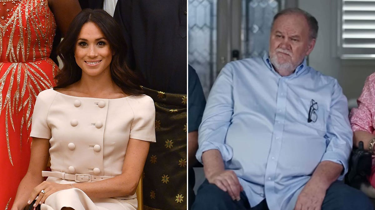 Meghan Markle and her father Thomas