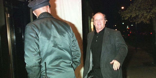 Jack Nicholson at the Carlyle Hotel