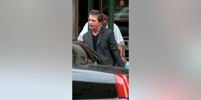 Michael J. Fox at the Carlyle Hotel