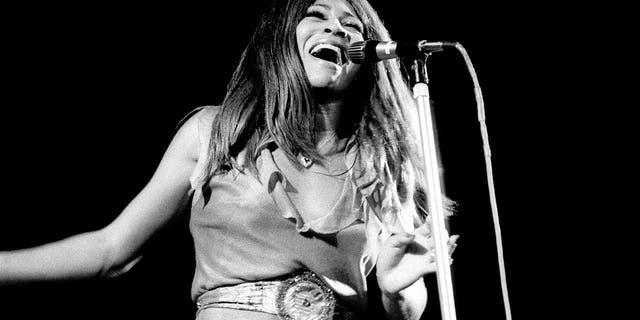 Tina Turner, who died in 2023 singing on stage