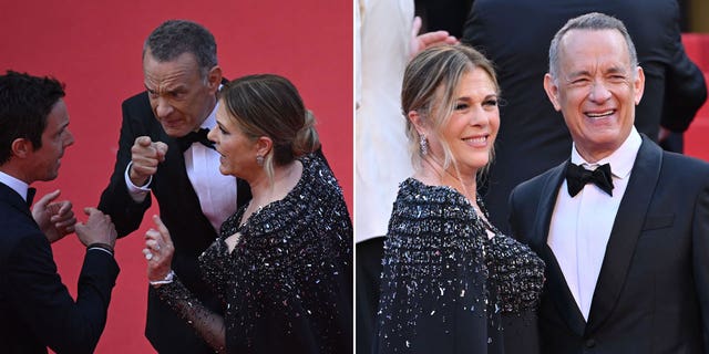 Rita Wilson and Tom Hanks at Cannes