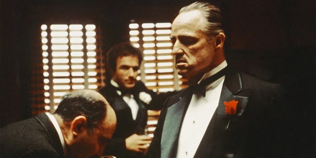 A scene from the movie "The Godfather"