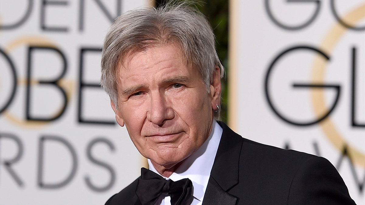 Harrison Ford at the Golden Globe Awards