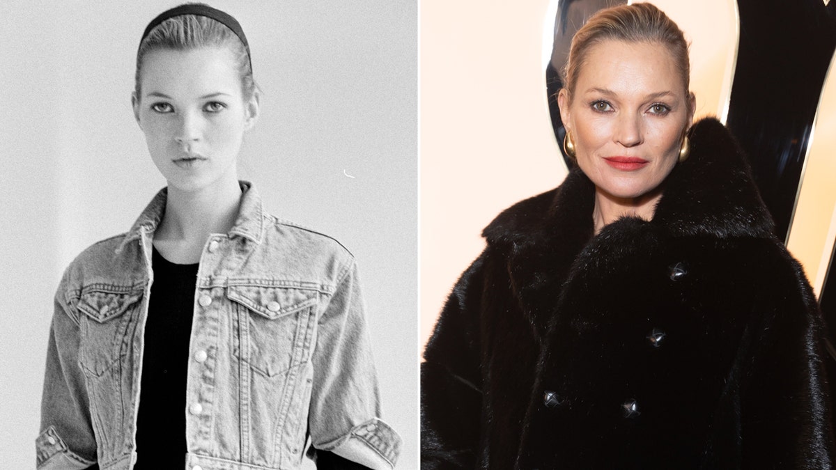 Kate Moss then and now split