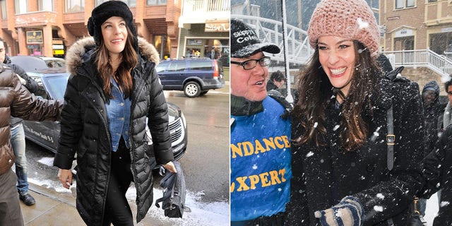 Liv Tyler is seen out and about on Main Street in Park City.