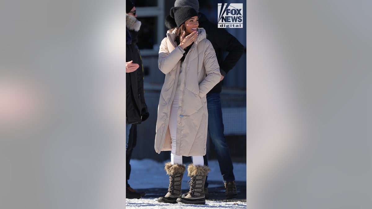 Meghan Markle laughing in Canada