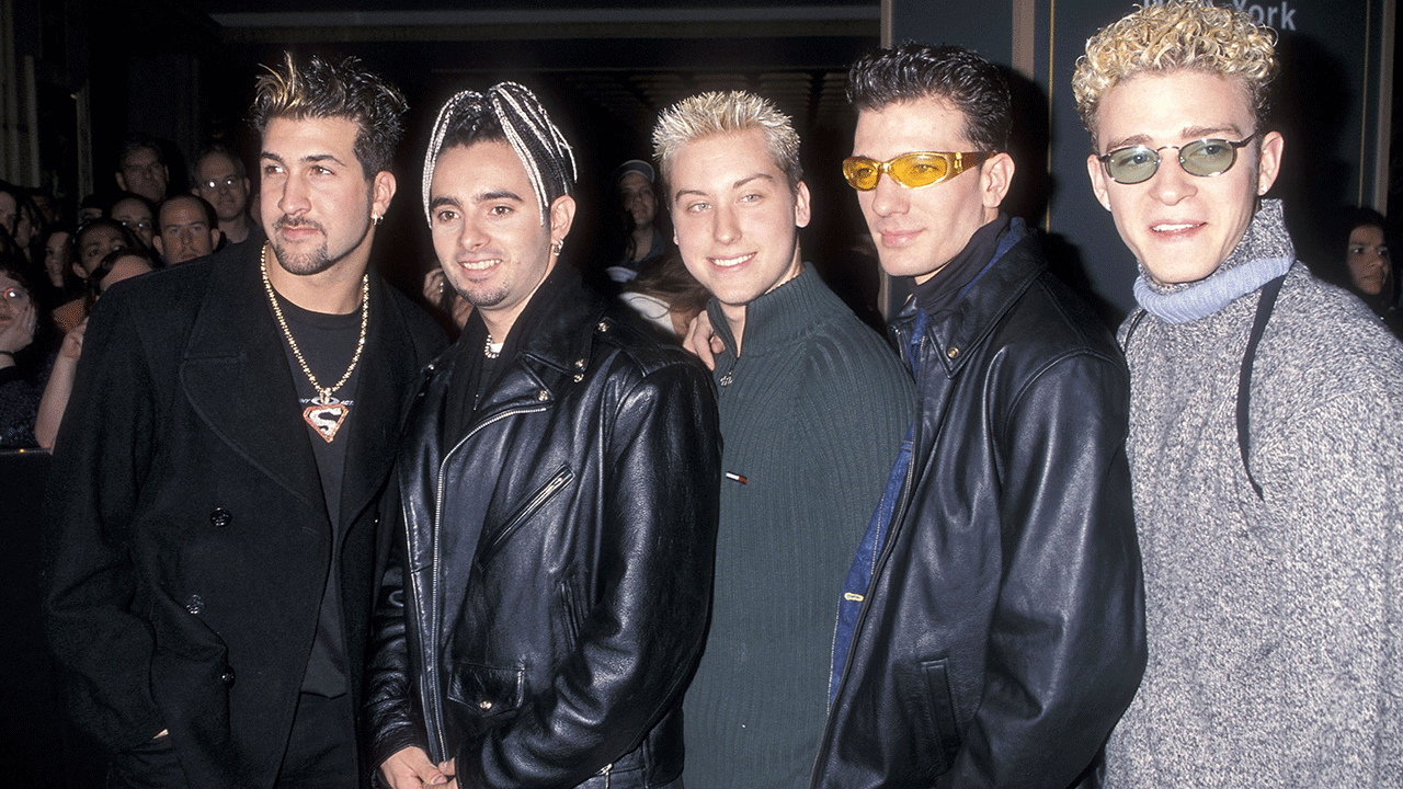  Joey Fatone, Chris Kirkpatrick, Lance Bass, JC Chasez and Justin Timberlake of NSYNC in 1998