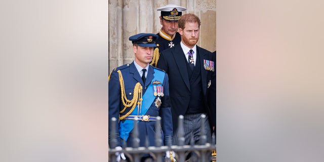 Prince William and Prince Harry in London